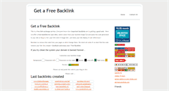 Desktop Screenshot of getfreebl.com